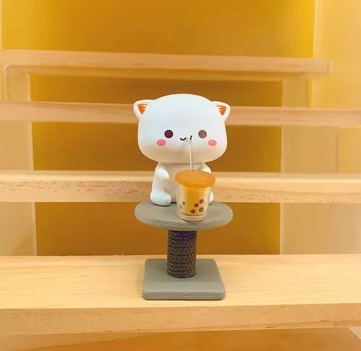 Season2 Peach and Goma MITAO-CAT Sweet Lovely Figure Art Toy Desktop Deco Gift