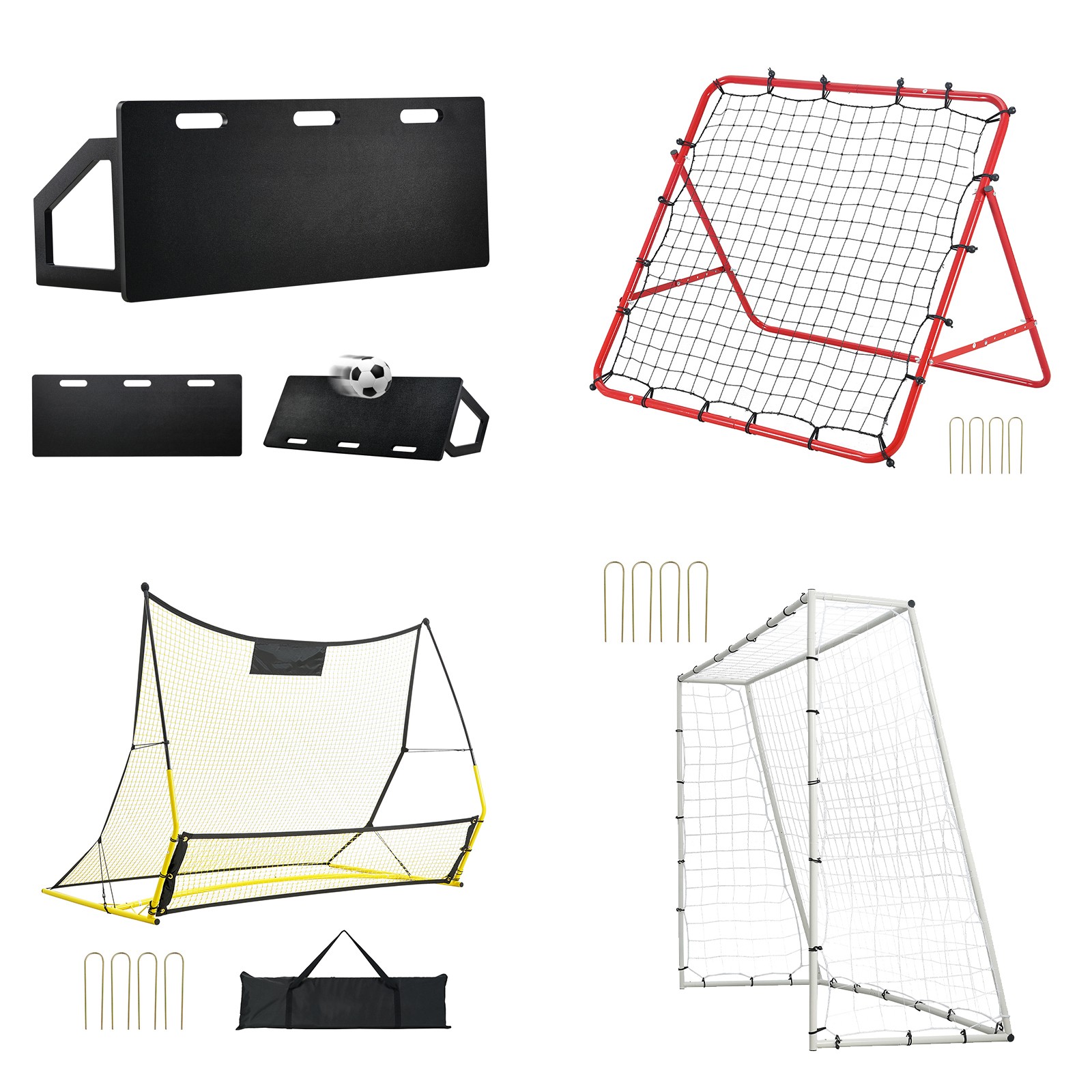Uimoso Soccer Rebounder Board/Net Portable Soccer Wall Soccer Training Equipment
