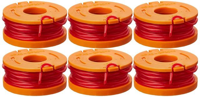 WORX WA0010 Replacement Spool Line For Grass Trimmer/Edger,10ft 6-Pack