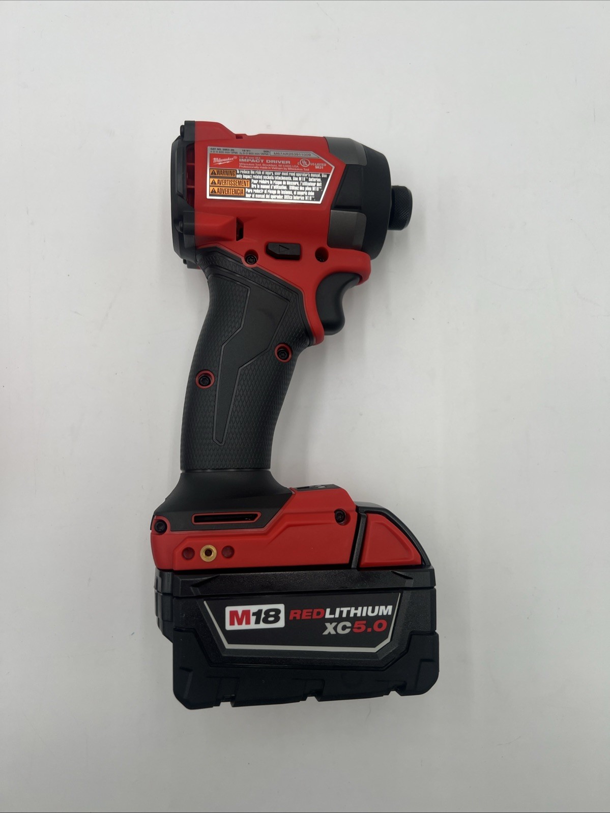 Milwaukee 2953-20 FUEL Brushless Cordless 1/4" Hex Impact Driver w/ 5ah Battery
