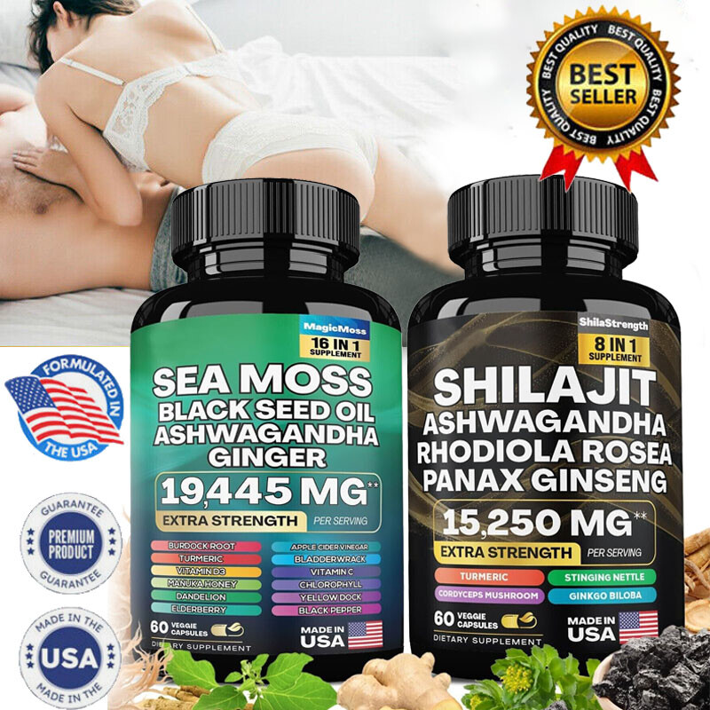 Original Dynamic Vitality Bundle-Sea Moss Multivitamin Shilajit Power Combo