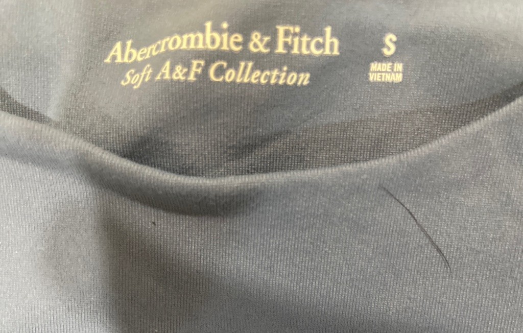 Abercrombie & Fitch Bodysuit Soft Collection High Neck Sleeveless Size S EUC