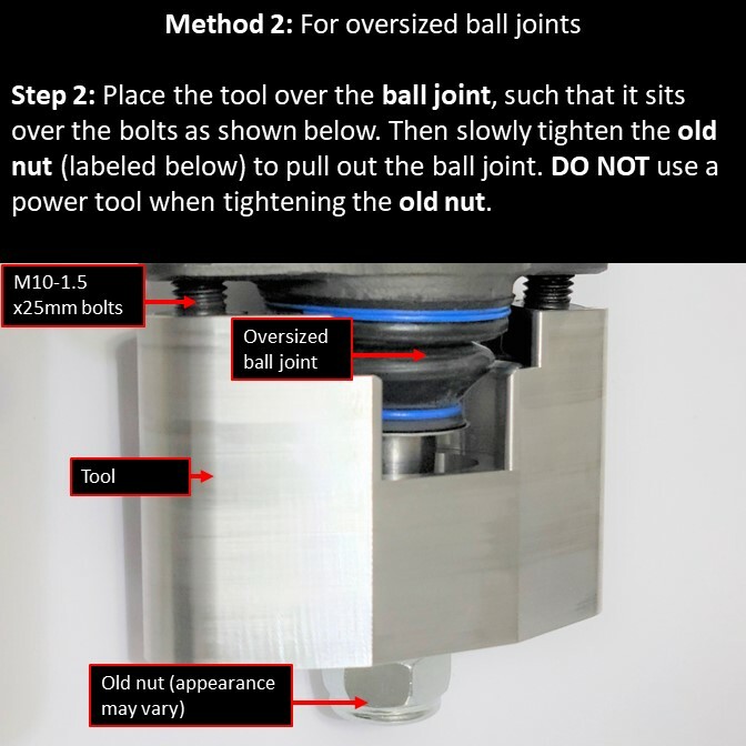 BMW Front Ball Joint removal tool E60, E90, E91, E92, E93, E84, E83, E53, F25/6
