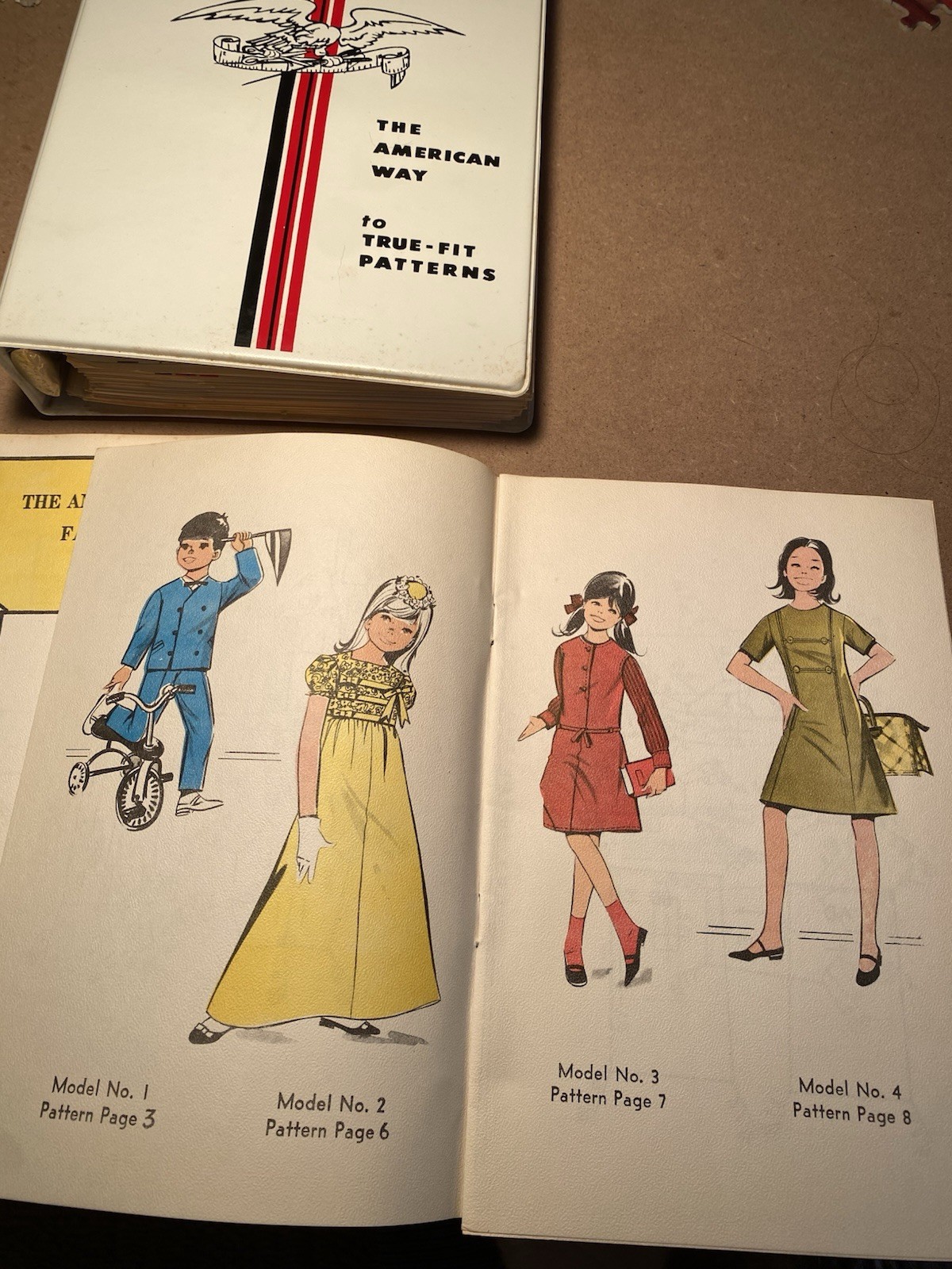 The American Way to True-Fit Patterns Vintage Sewing Book + Supplements (1969)