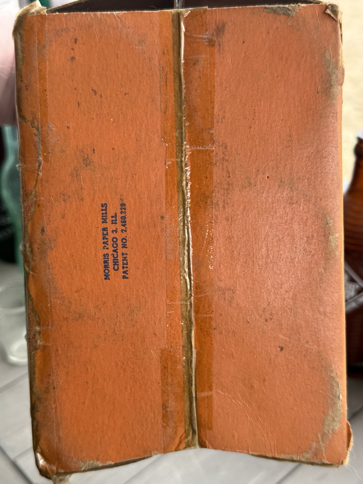 Rare 1940’s Orange Crush Cardboard 6 Pack Handi-Pack W/ Bottles Clinton Iowa