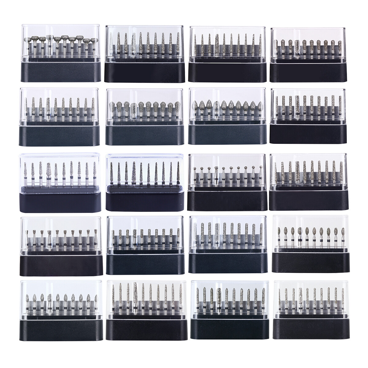 100pcs AZDENT Dental Super Coarse Diamond Burs FG Bur for High Speed Handpiece