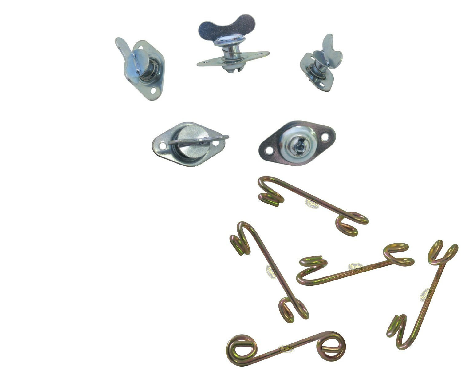 Dzus Button Wing Self Ejecting with Springs Dzus