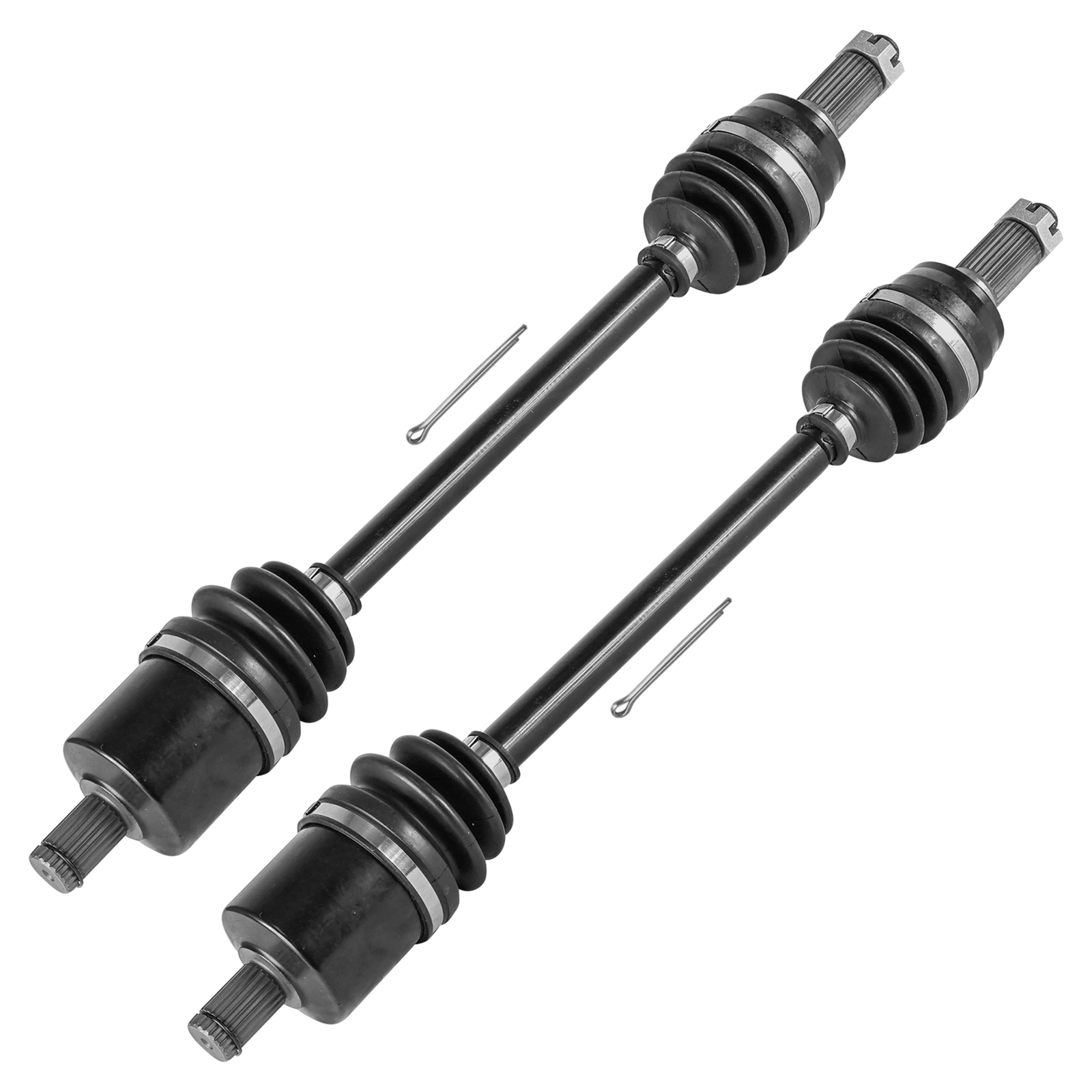 Caltric Front Left & Right CV Joint Axles For Polaris 1332873 2203843 2203844
