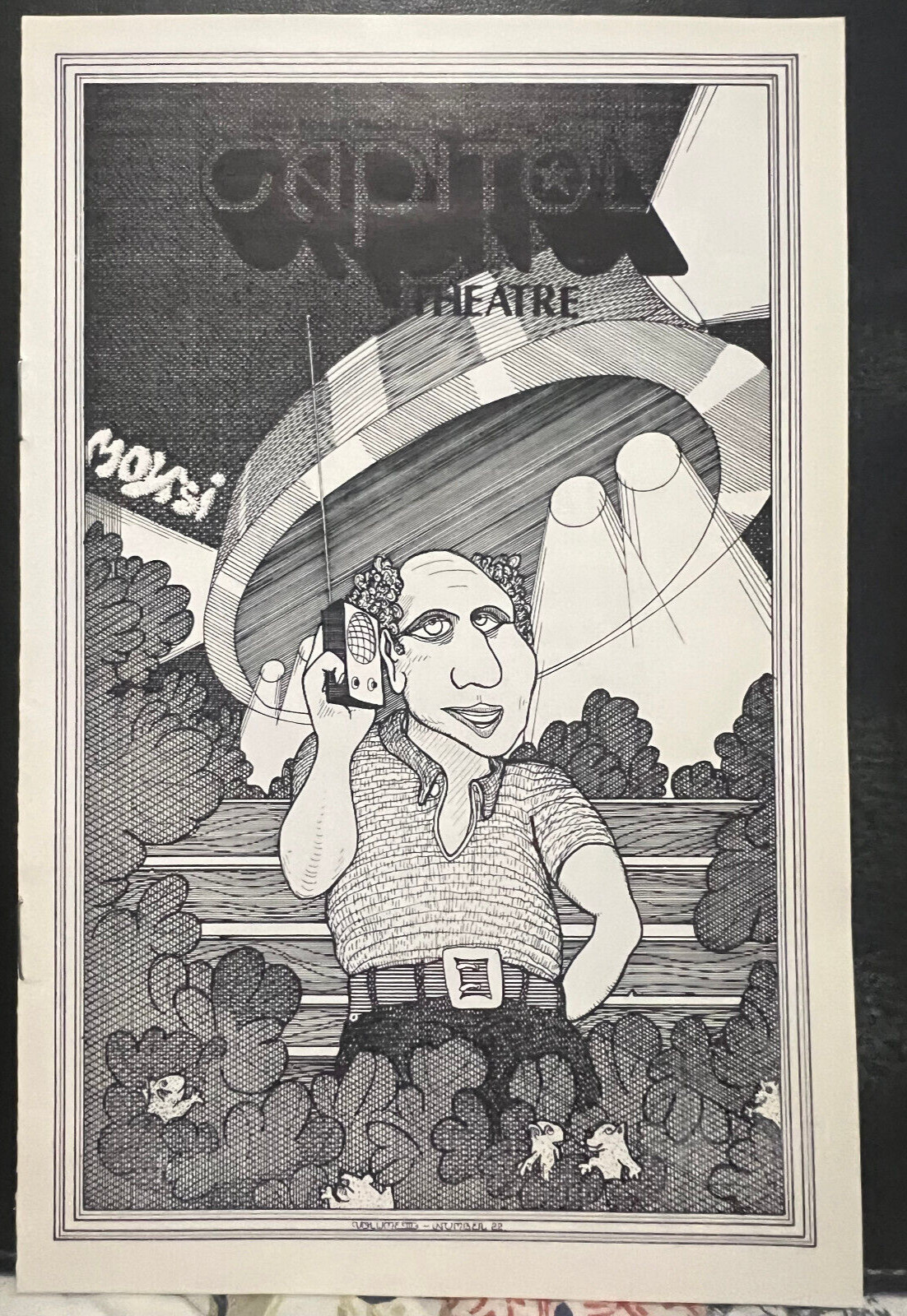 Van Morrison Dave Edmunds Nick Lowe Rockpile NJ 1979 Concert Program