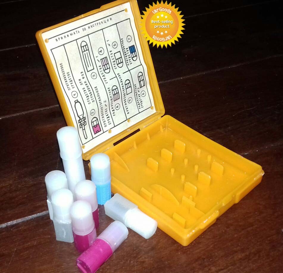 Soviet USSR army first aid medicine kit storage box NBC protection organizer NEW