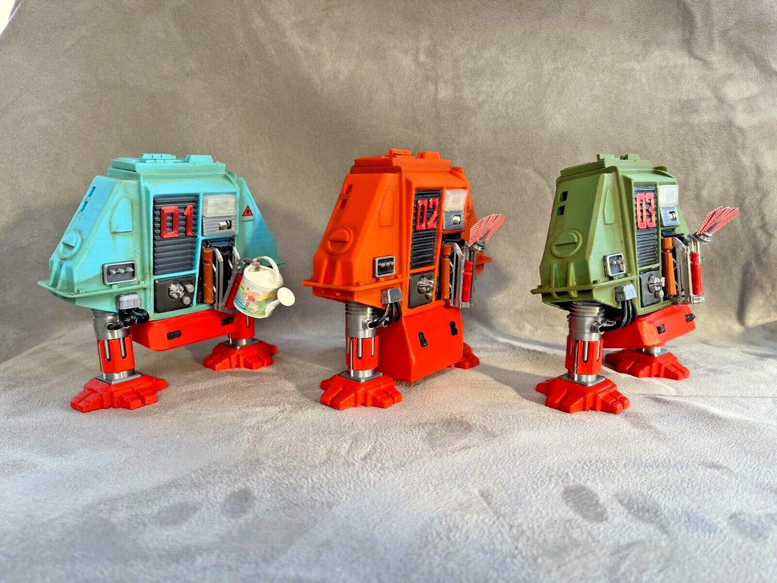 Huey, Louie and Dewey Model Robots From Sci-Fi Film Silent Running