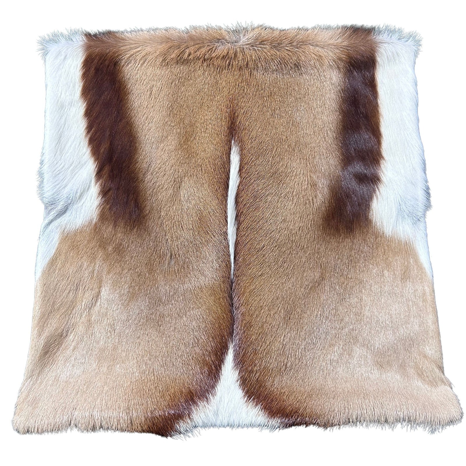 Springbok Skin Pillow Case 17x17" Springbok Skin Cushion Case Beige Backing