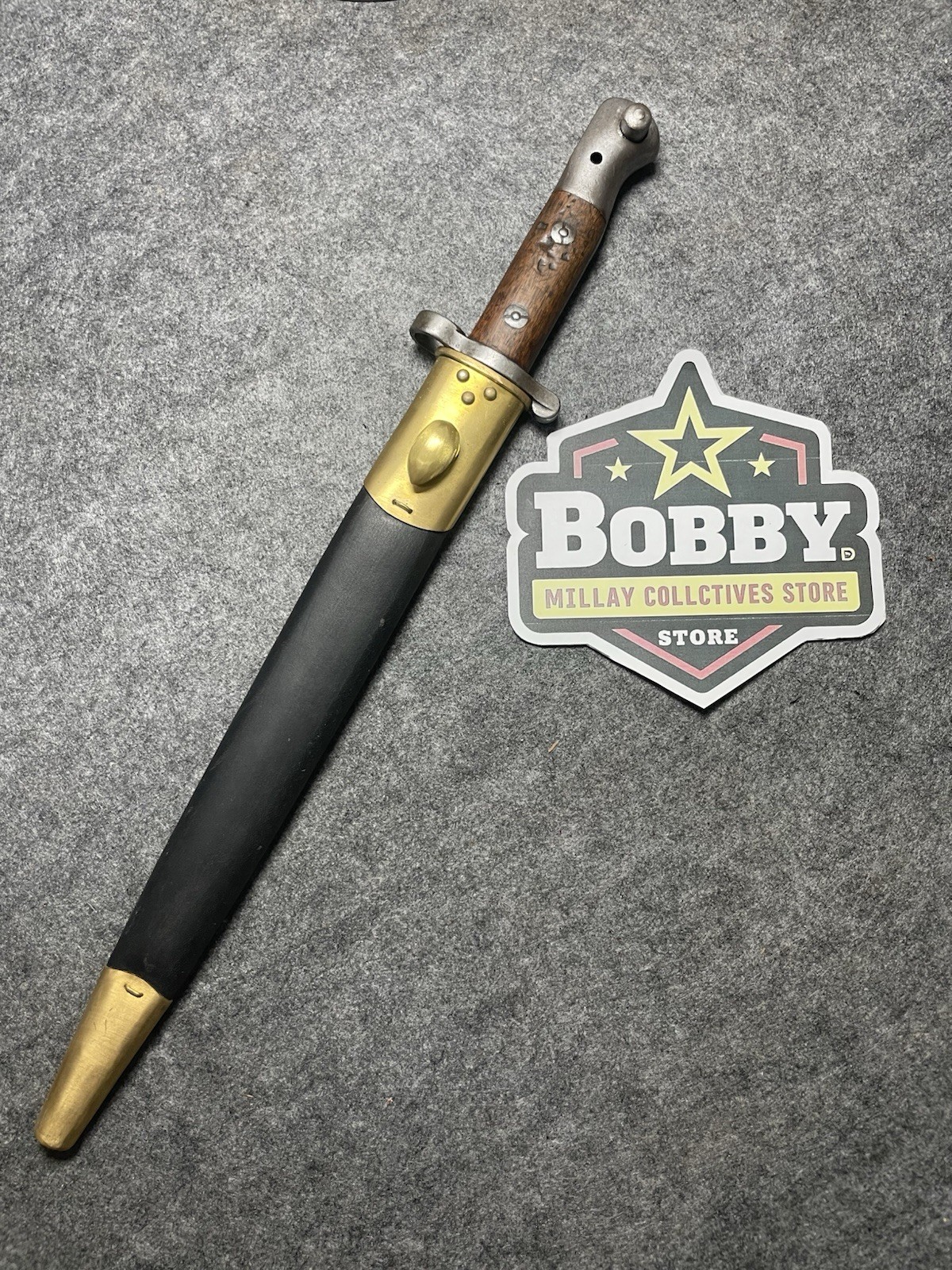 Britain British 1888 1903 Bayonet sheath (Replica）scabbard Brass parts