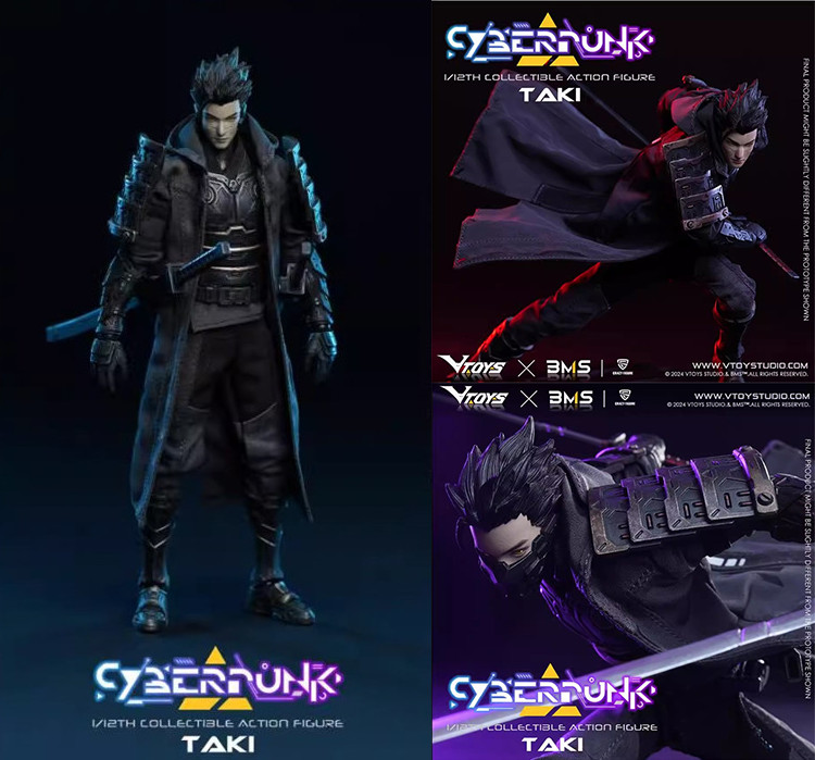 2026New VTOYS VSD010 Cyberpunk TAKI 1/12 Collectible Action Figure In Stock H 7"