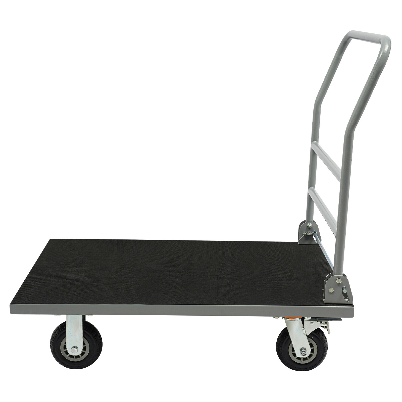 Platform Truck Trolley Foldable Platform Cart 2200lb w/ 4 Wheels for Warehouse