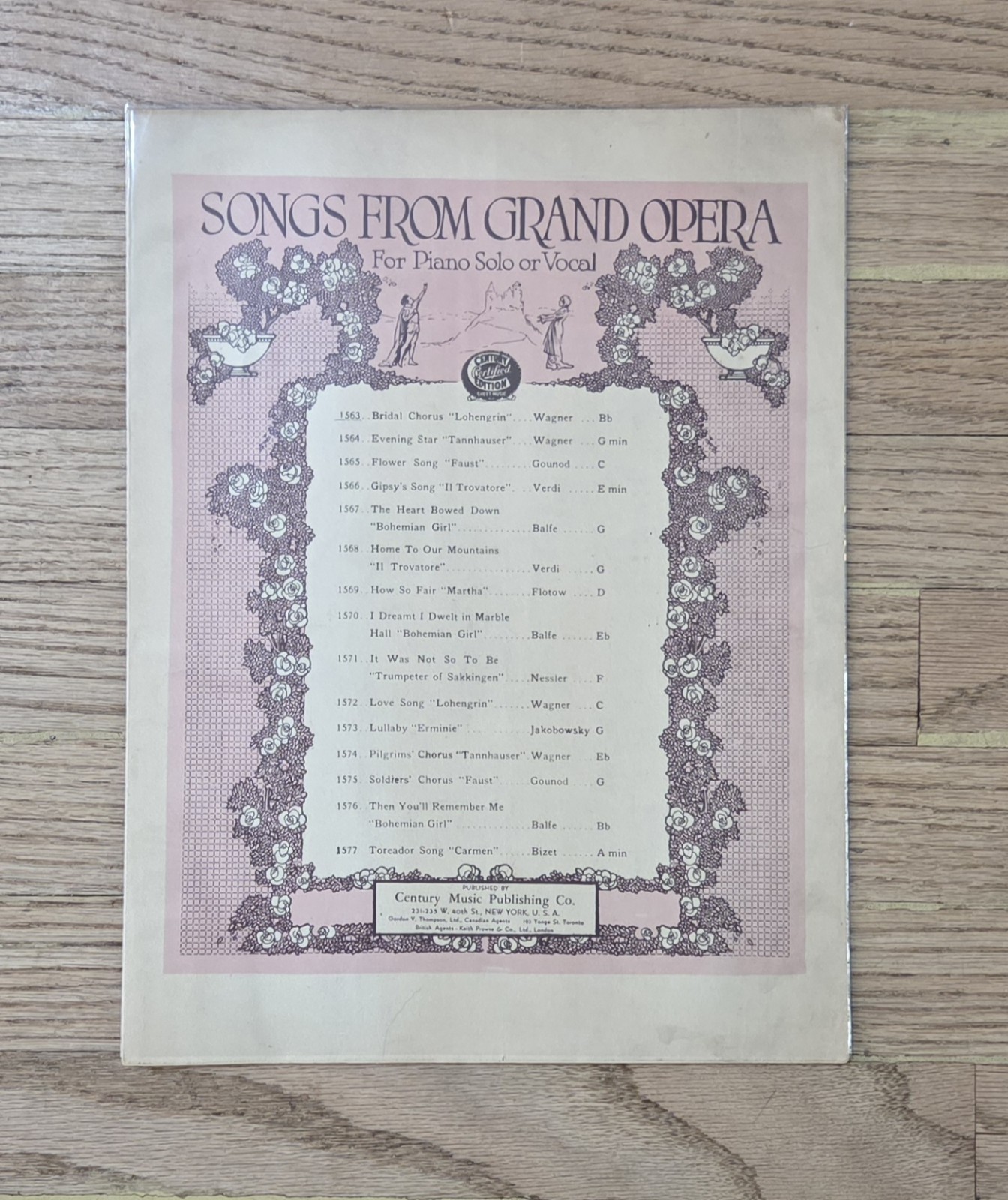 (8) Vintage Music Sheets Lot