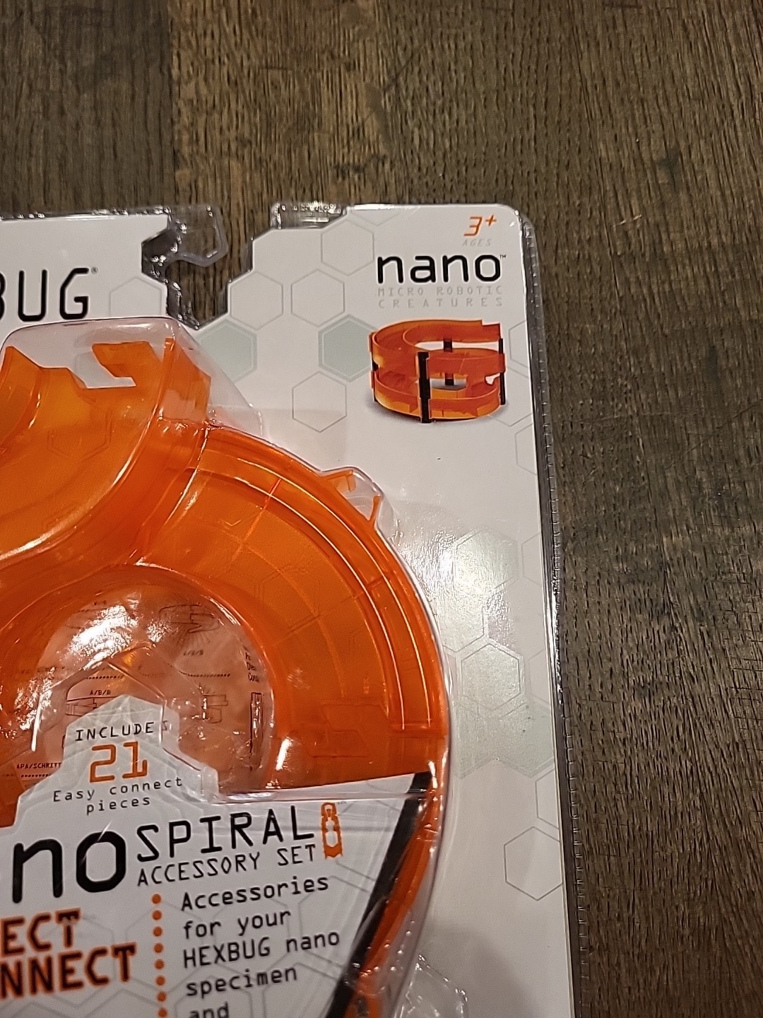 HEXBUG Nano Spiral Accessory Set for Specimen and Habitat New Sealed Package