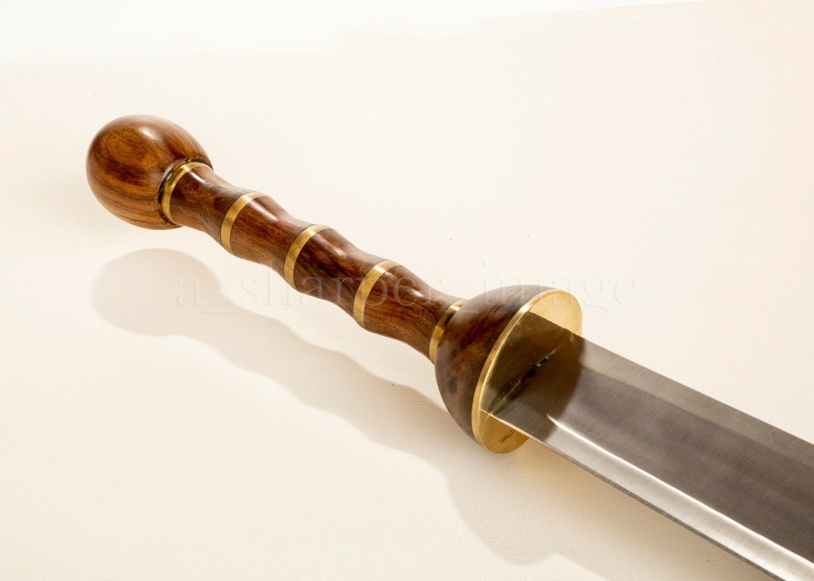 Full Size 33" Roman/Centurion Gladius Sword, Leather Sheath SOLID Sharpened