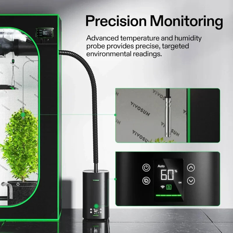 VIVOSUN H05 1.32Gal / 5L Environmental Air Humidifier Wi-Fi for Plant Grow