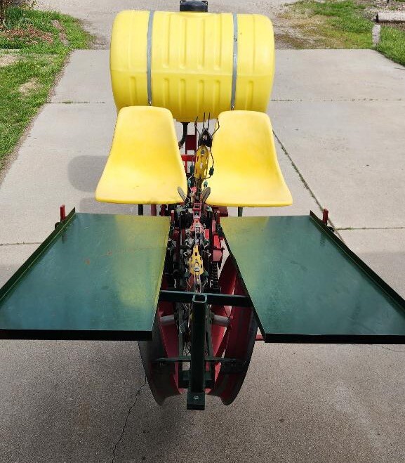 Mechanical Transplanter - One Row Farm/Garden Plant Transplanter, Two Seat