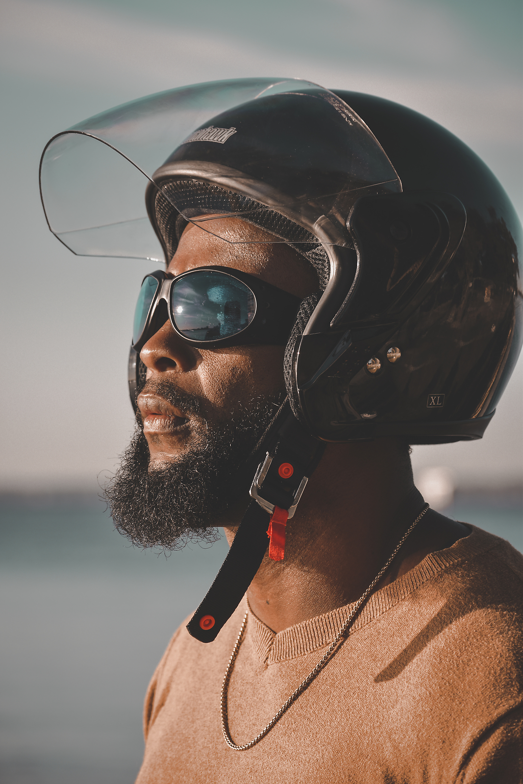 MOTORCYCLE ATV GOGGLES SUNGLASSES SMOKE LENS ANTI FOG COATING