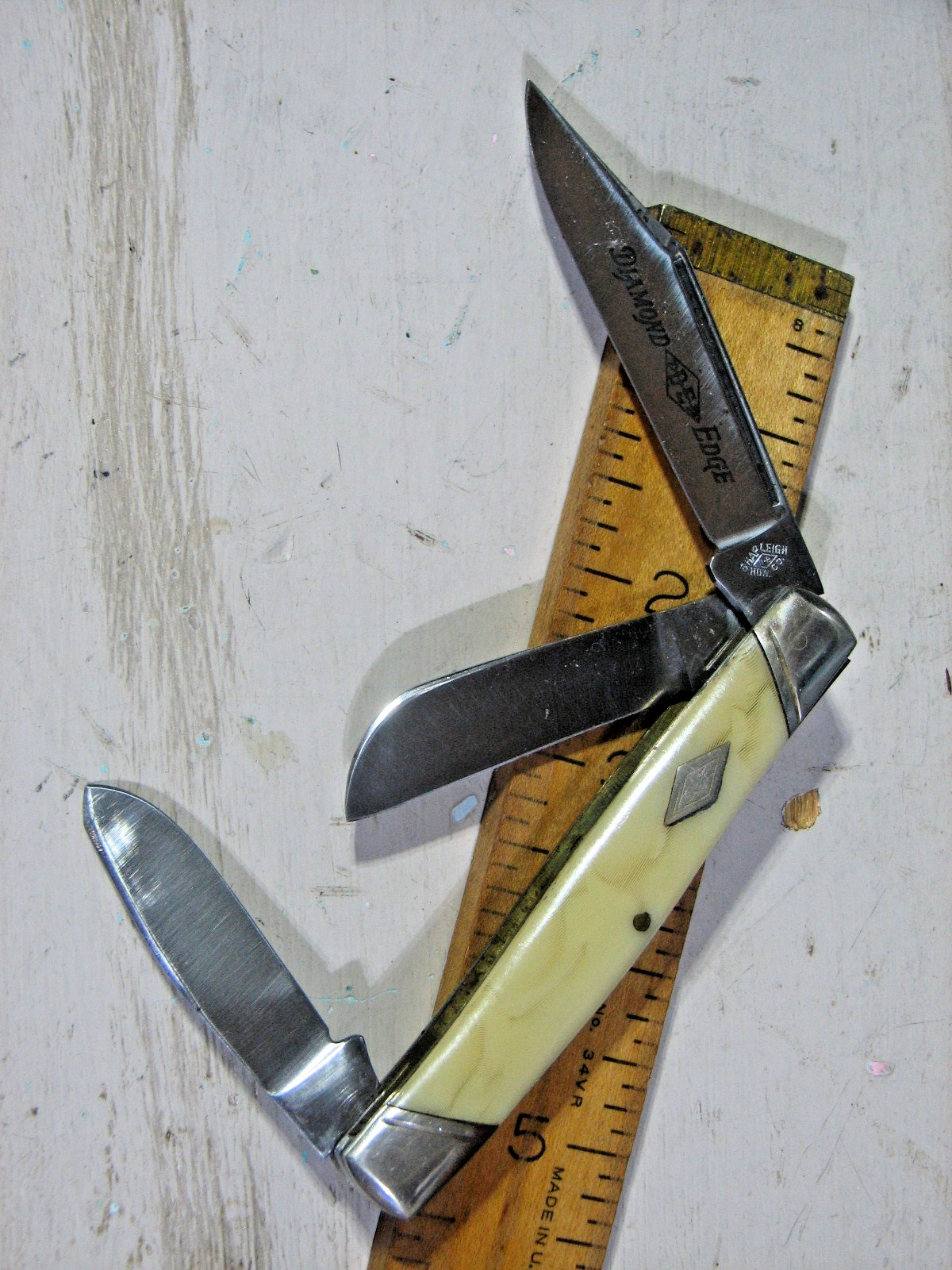 Vtg D325 Shapleigh Hwd St Louis Diamond Edge Stockman Watter Fall