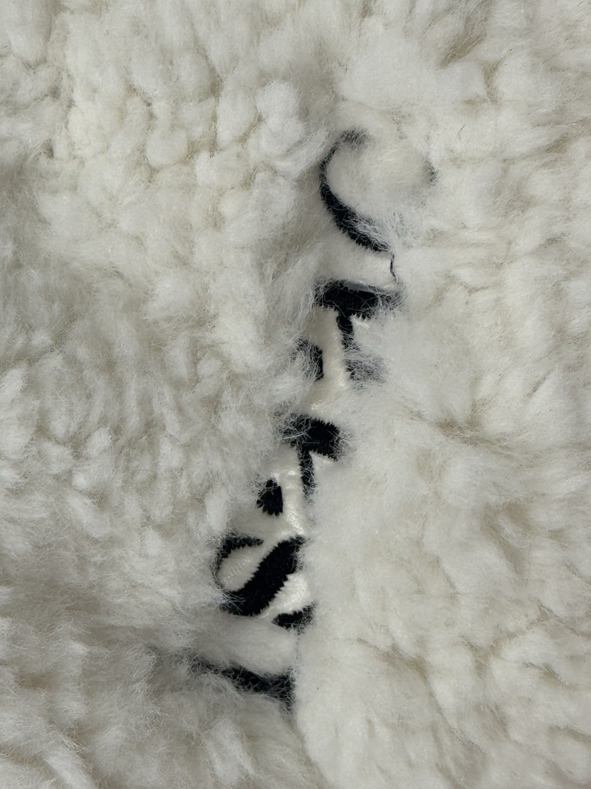 New Pottery Barn KIDS Sherpa Soccer Ball Anywhere Beanbag Slipcover Mono “Issac”