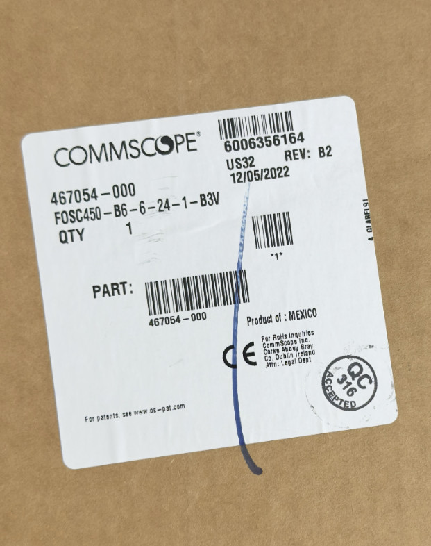 CommScope FOSC450-B6-6-24-1-B3V Optic Splice Closure 467054-000 (New in Box)
