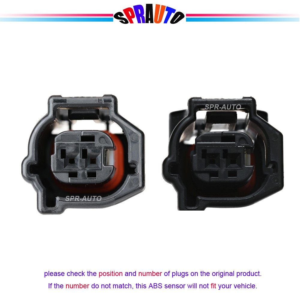 x2 ABS Wheel Speed Sensor Front Left Right For 2019-25 Toyota Corolla 8954202160