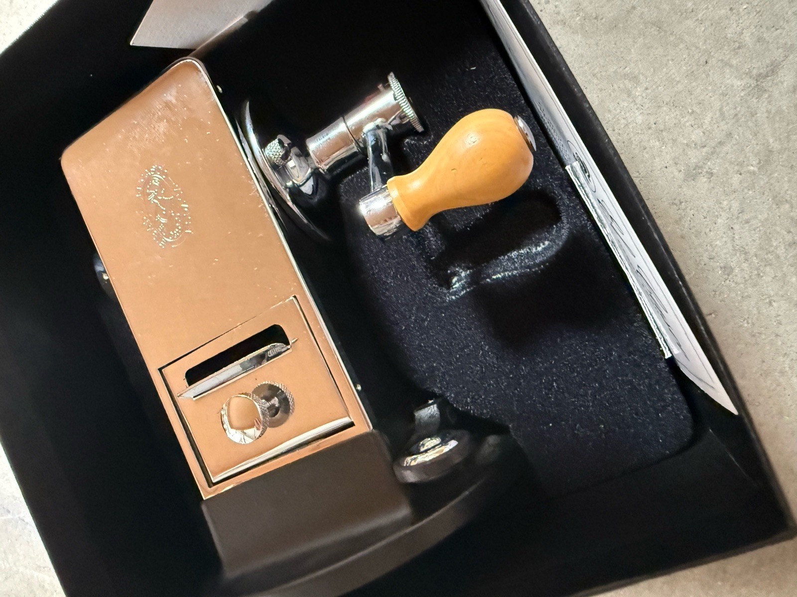 El Casco Chrome Pencil Sharpener M-430 CN NIB Spain