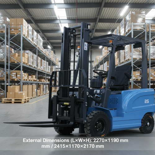 2.5Ton Electric Forklift W/ 60V 70Ah Charger Side Shift Solid FREE SHIPPING