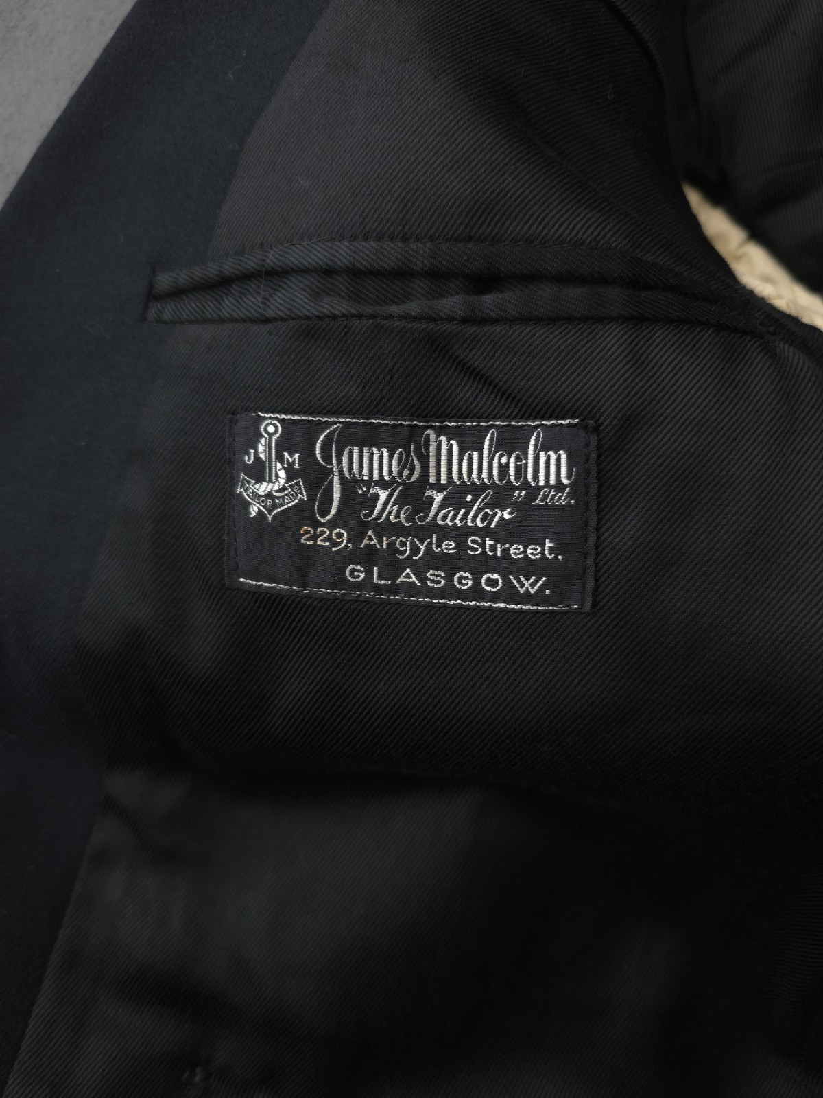 Vintage Antique 1920s Naval Uniform British Navy? Glasgow Scotland Peak Lapel 36