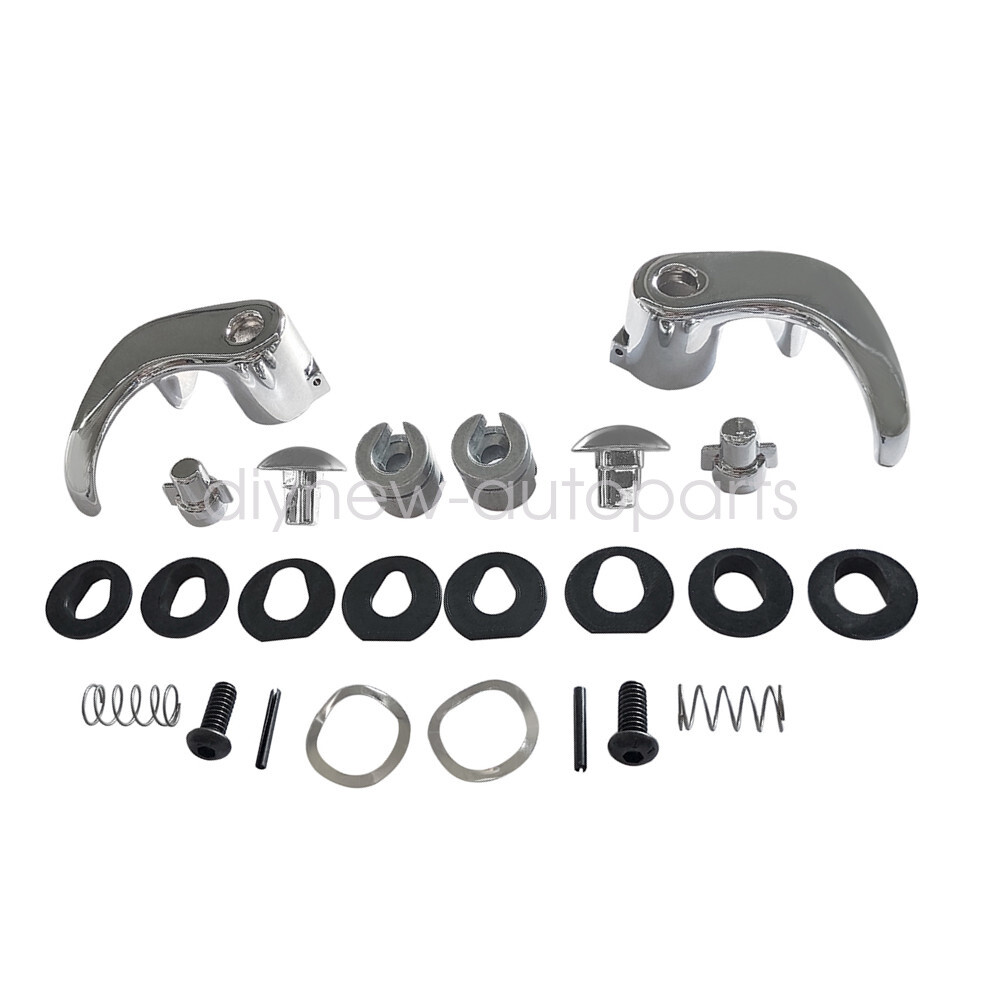 New Chrome Locking Vent Window Handle Set For 1973-1993 Chevrolet GMC C/K