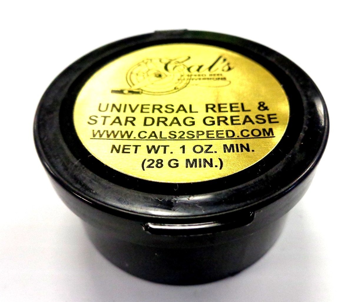 Cal's Universal Reel and Star Drag Grease Regular Tan 1 Oz Jar, All Reel Types