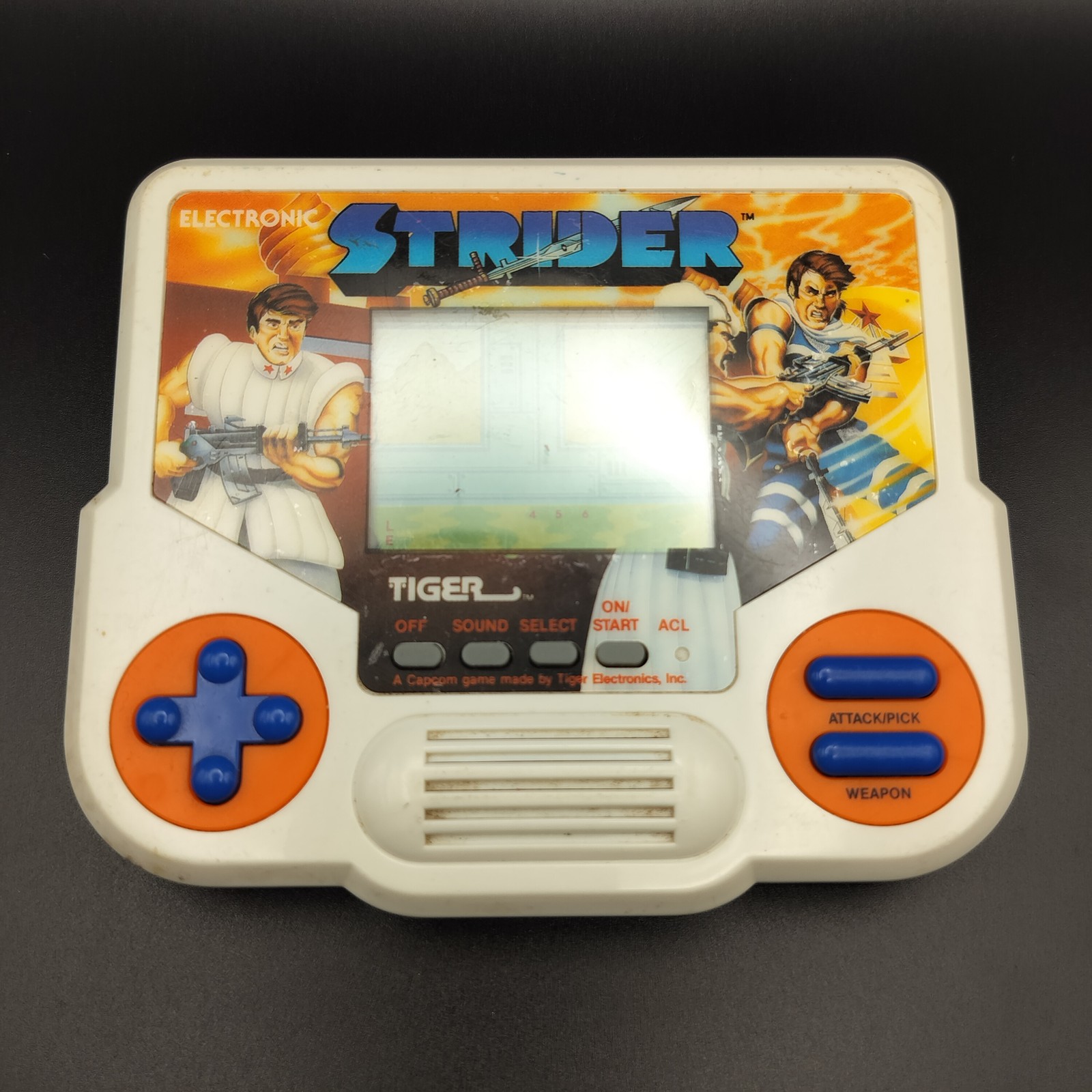 Tiger Electronics Strider Handheld LCD Video Game 1988 Tested Works Vintage