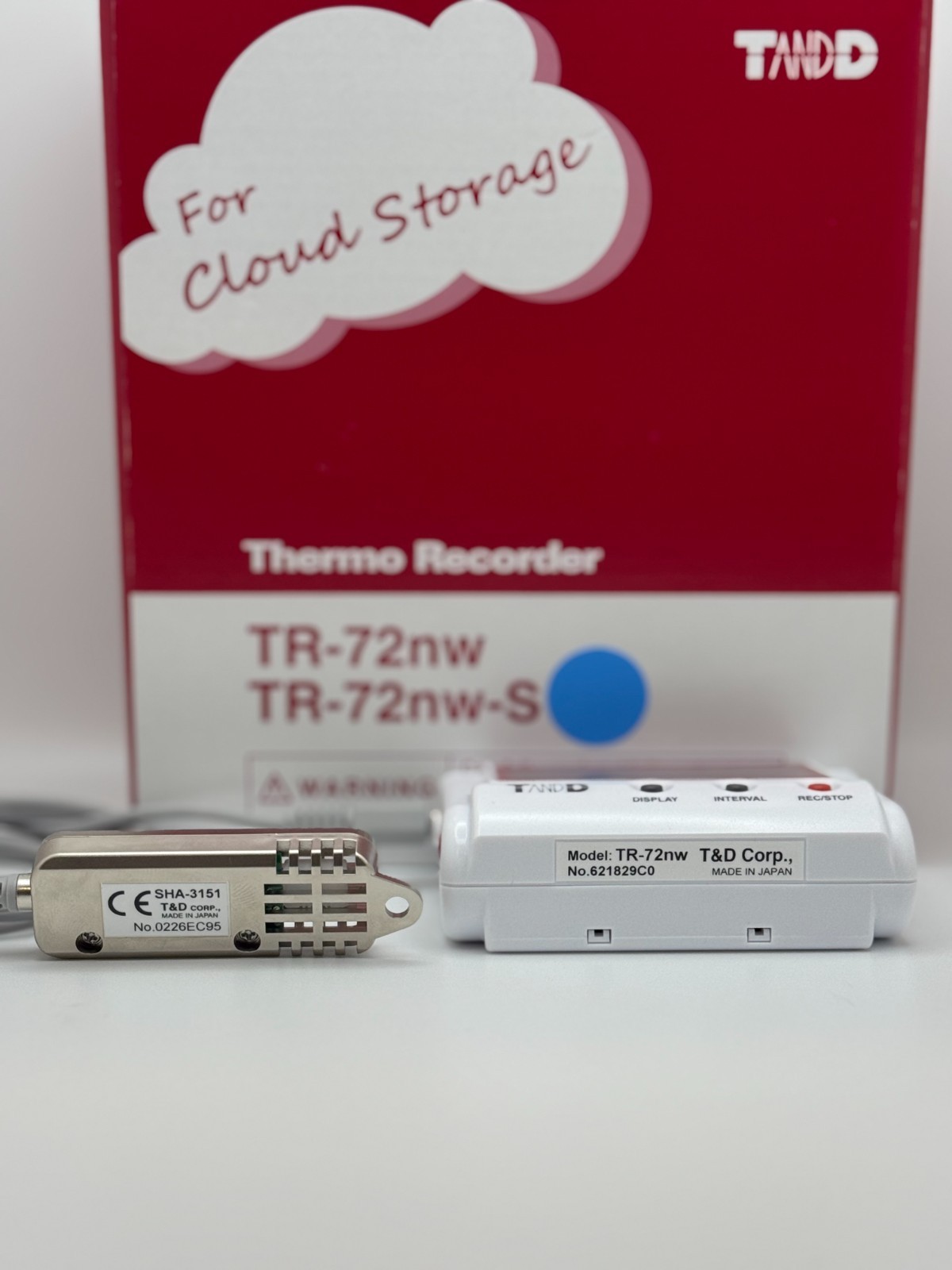 TandD TR-72NW-S Ethernet High Accuracy Temp & RH Logger w/ Ext Sensor *OPEN BOX*