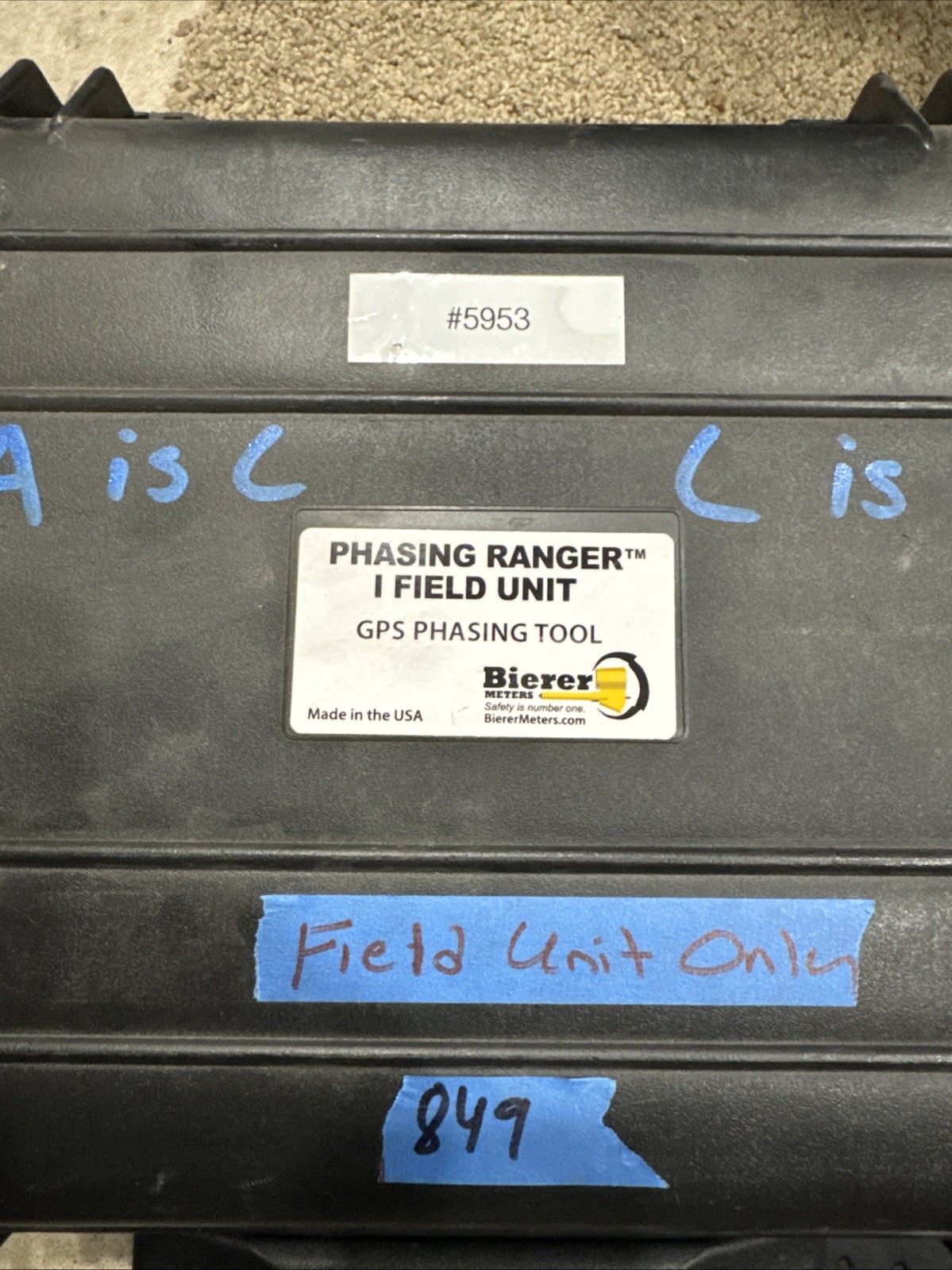 Bierer Phasing Ranger 1 Field Unit With Black Case #849