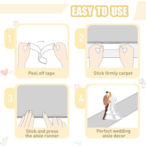 White Velvet Aisle Runner 2FTx15FT Wedding Ceremony Decor