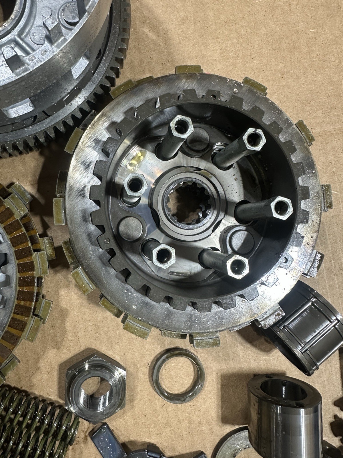 2008-2016 YAMAHA R6 COMPLETE OEM CLUTCH BASKET ASSEMBLY W/PLATES/DISKS