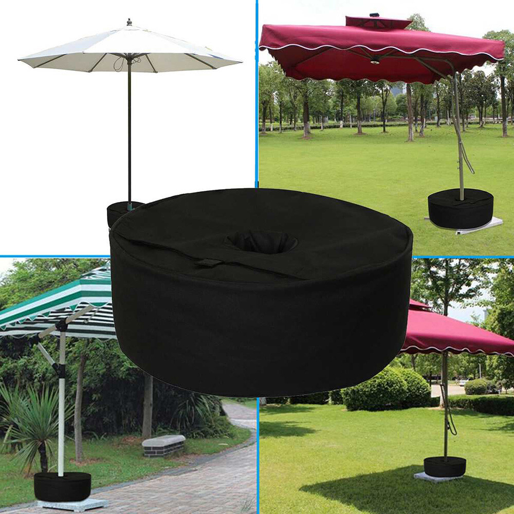 18" Patio Umbrella Stand Weight Sand Bag for Outdoor Umbrella Garden Base Holder