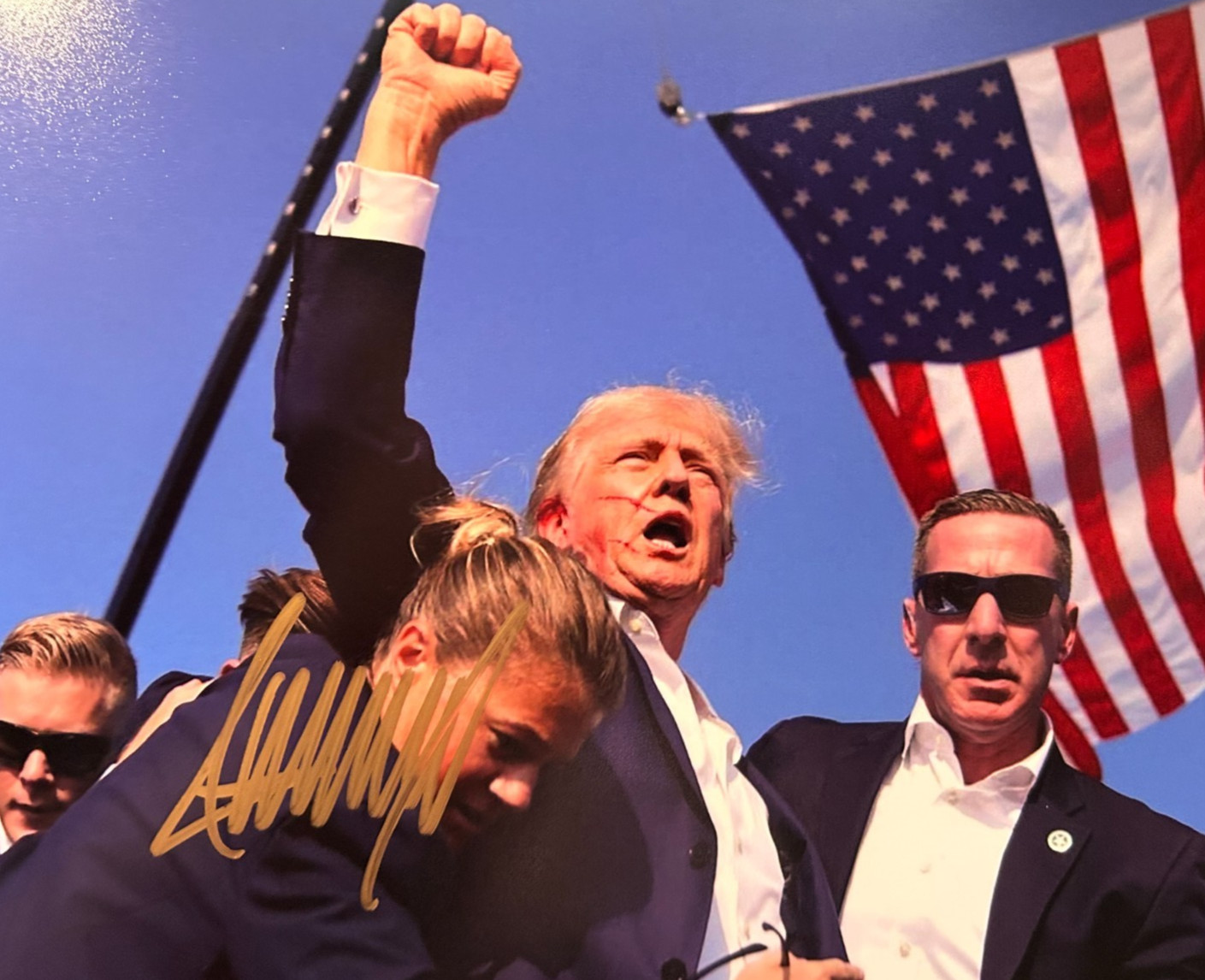 President DONALD TRUMP Signed 8x10 inch MAGA Original Authentic Autograph w/COA