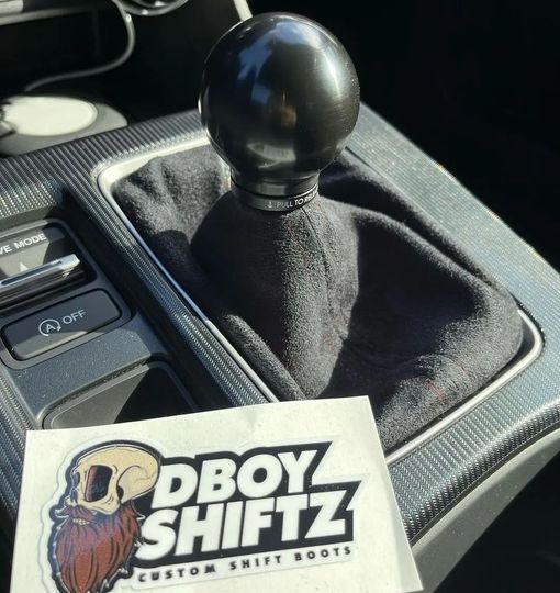 Dboy Shiftz Shift Boot Suede Alcantara Exact fit for Honda 11th gen Civic manual