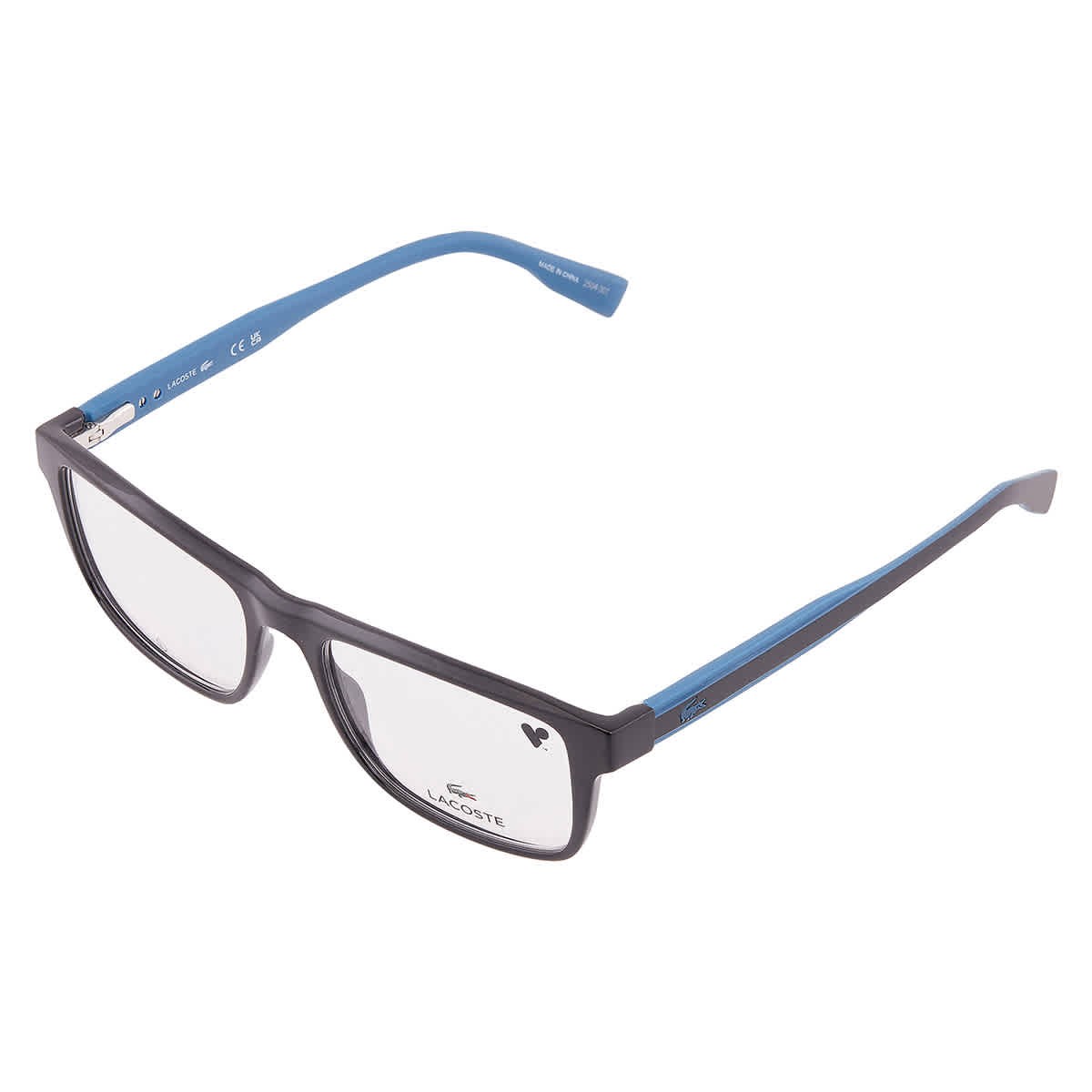 Lacoste Demo Rectangular Men's Eyeglasses L2973 001 56 L2973 001 56