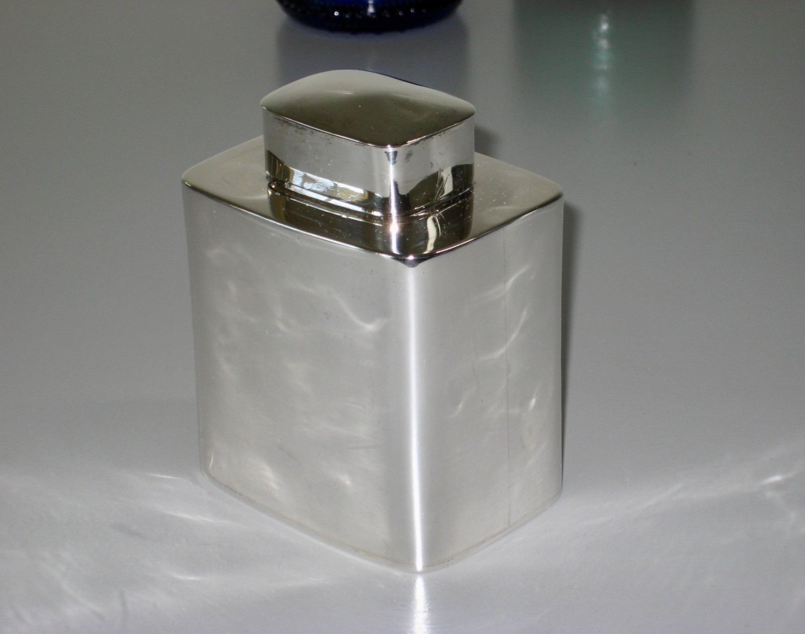 ENGLISH STERLING SILVER CHAS HOUGHAM VINTAGE TEA CADDY CONTAINER, 1811, 228 GR
