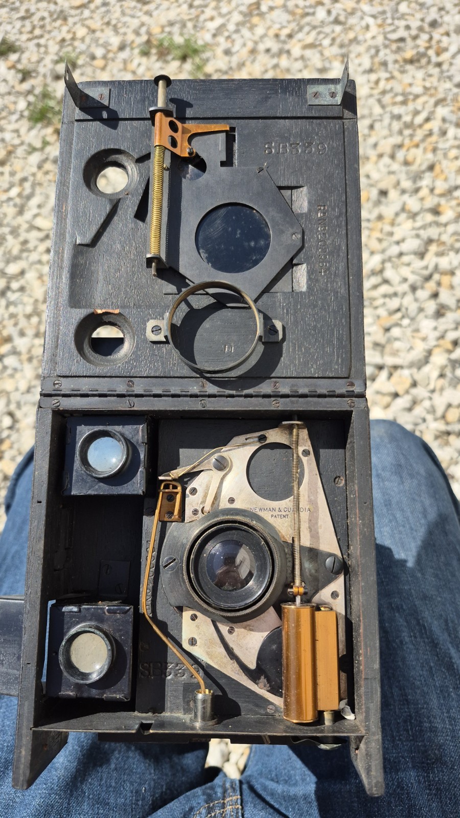 Newman & Guardia Universal Pattern B Box camera Richard Keene Derbyshire