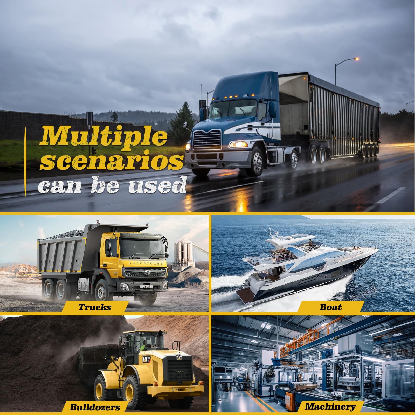 110Pcs Hydraulic Grease Fittings Assortment Kit, SAE Zerk Fittings: 1/4" & 1/