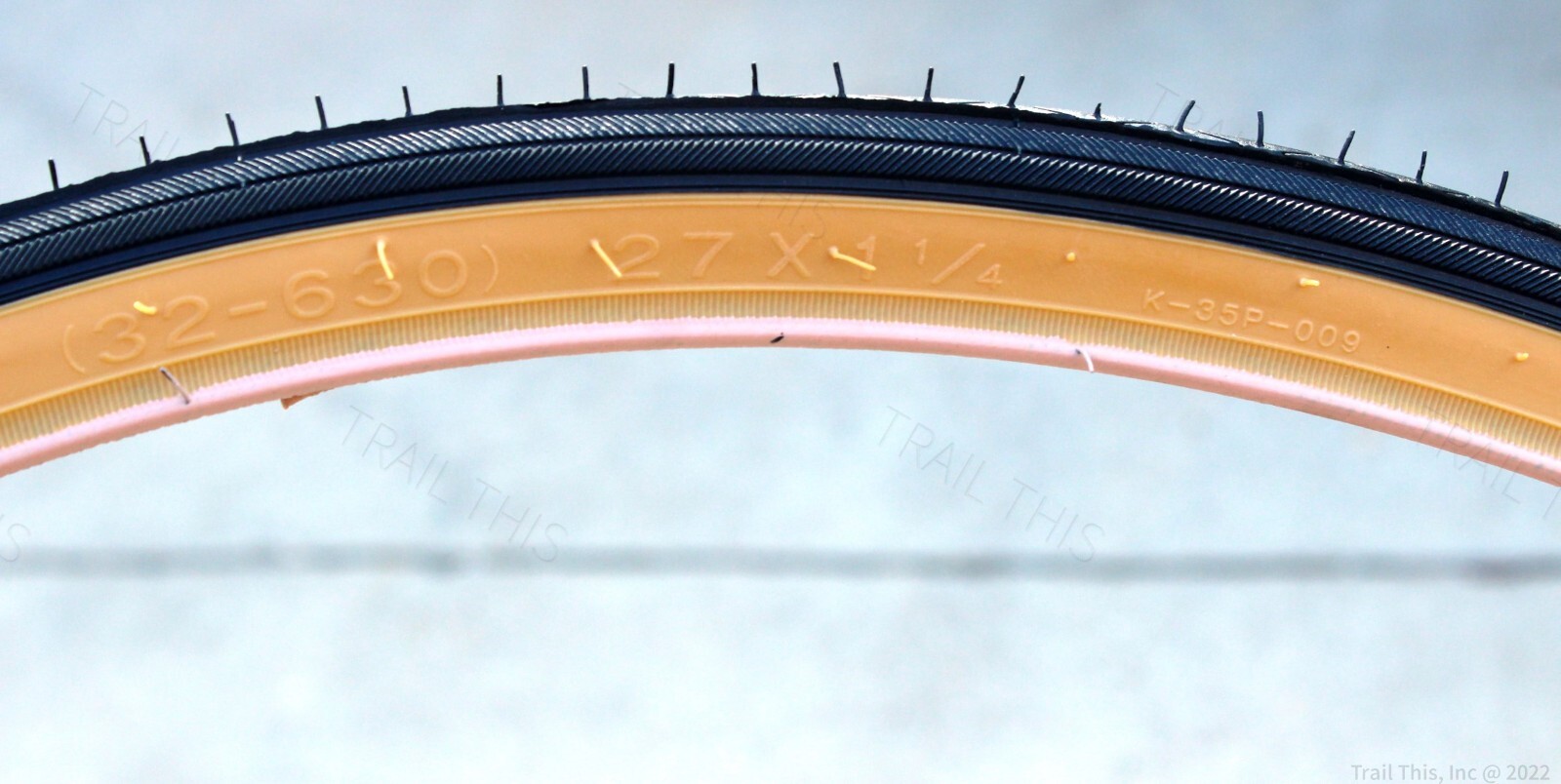 Two (2) Pack Kenda K35 Gumwall 27 x 1-1/4" Road Bicycle Tires Wire Bead (1-Pair)