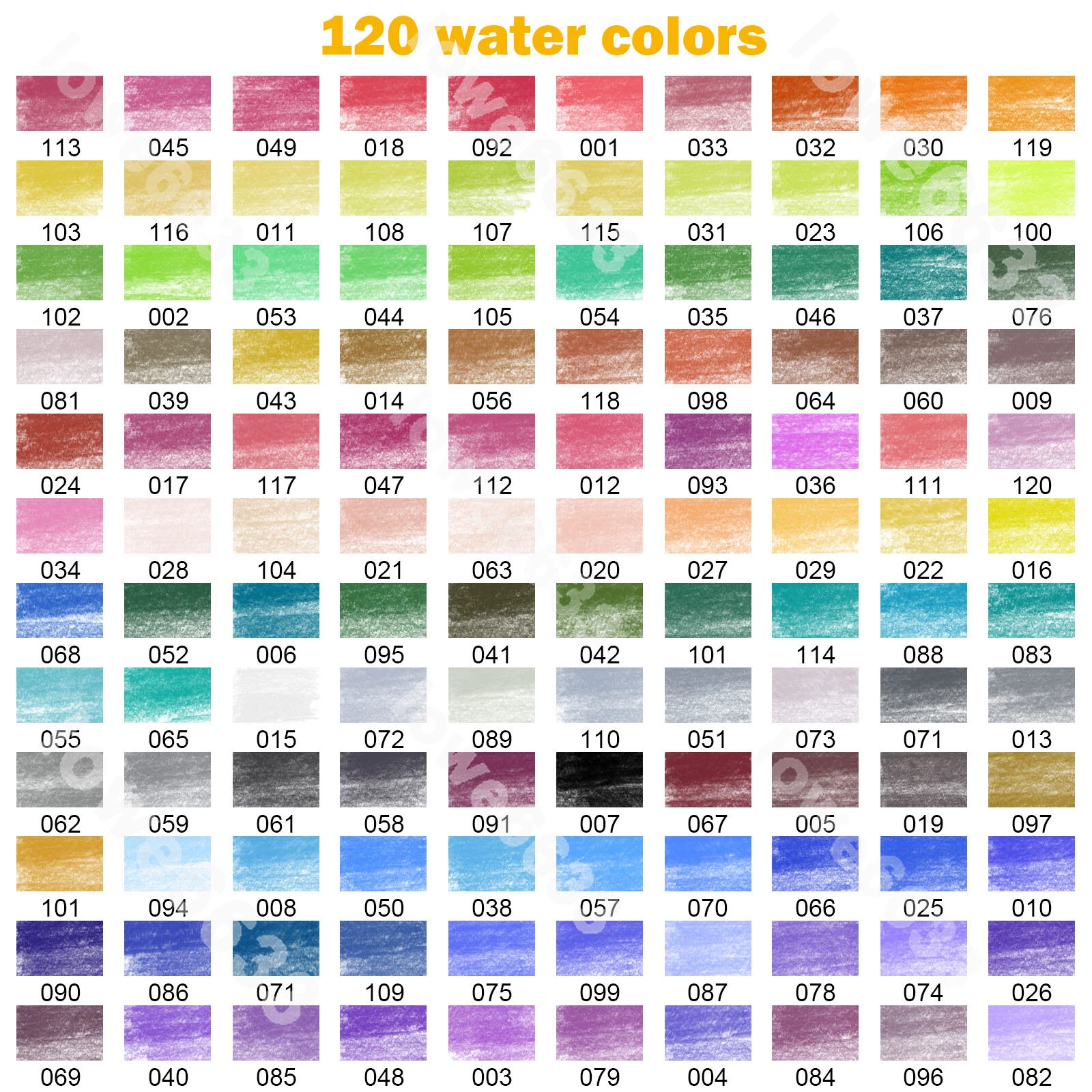 120 Color Premium Art Drawing Pencils for Adults Coloring Books Soft Core NEW