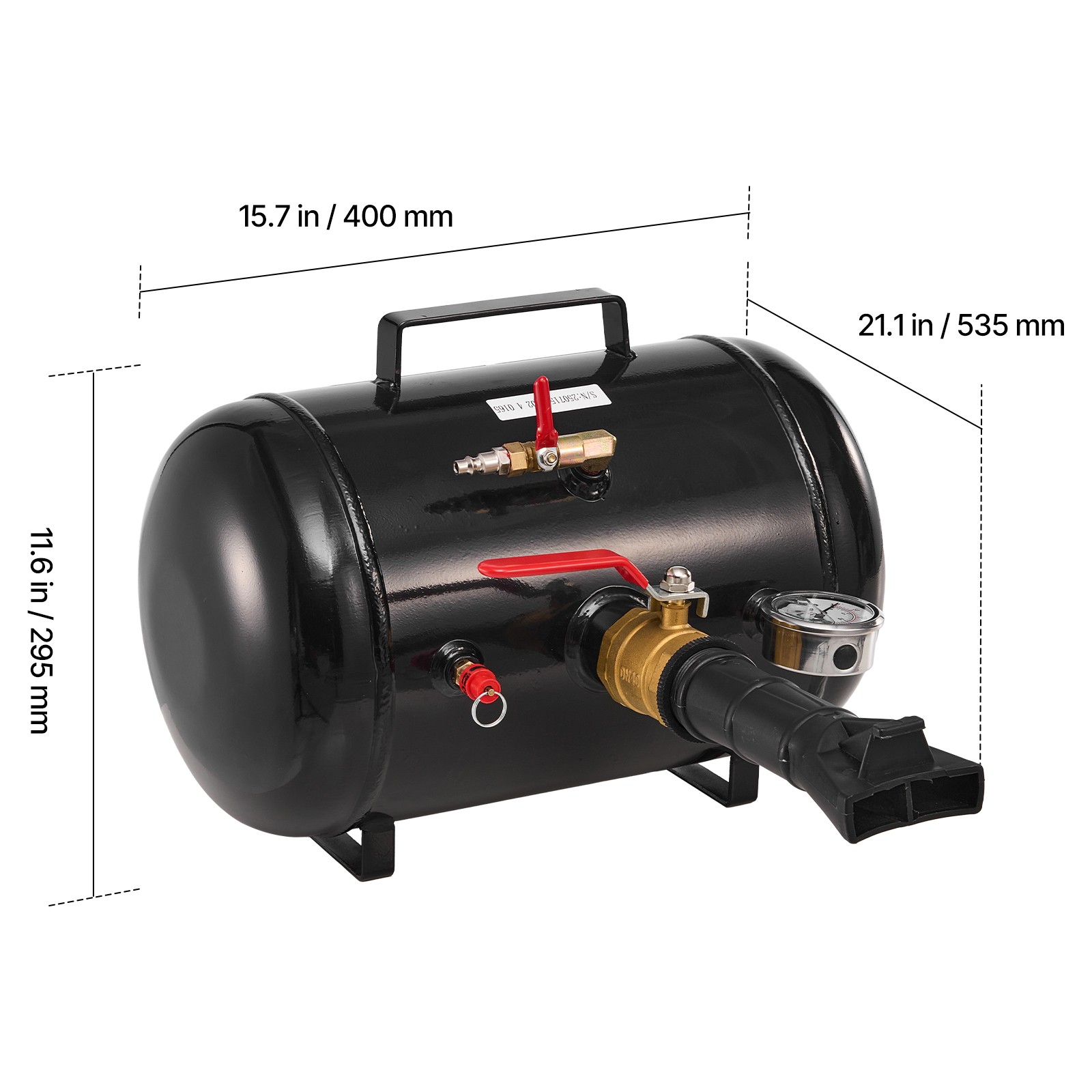 Uimoso 5-Gallon Heavy Duty Air Tire Bead Seater Tool for Quick Inflation