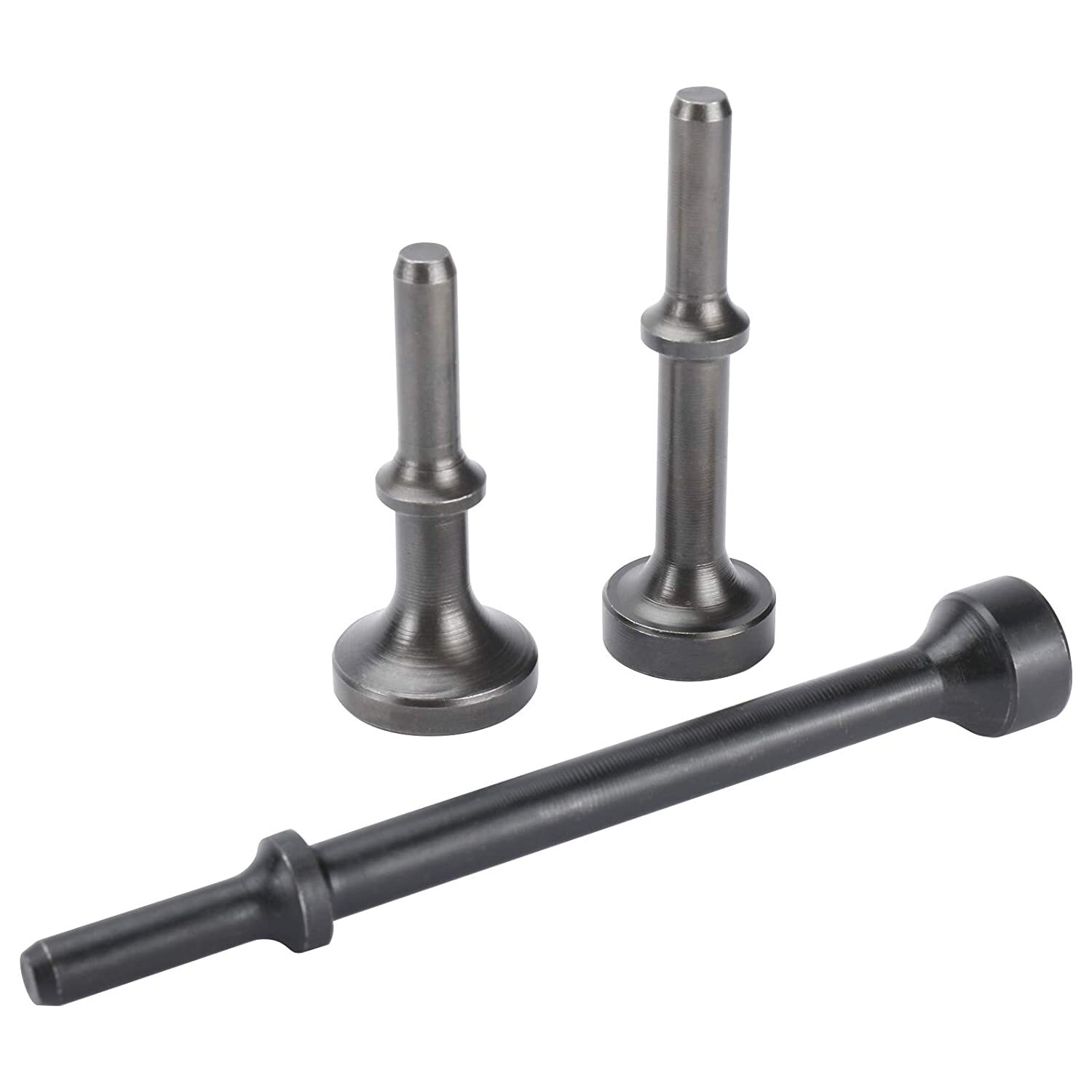 4PCS Smoothing Pneumatic Chisel Air Hammer Bits Tool Set 10mm Shrank with Spring